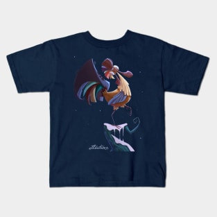 Rooster night Kids T-Shirt